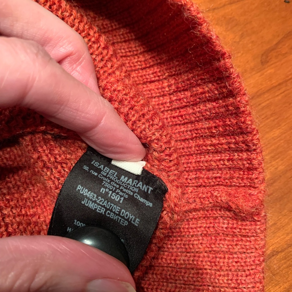 NWOT Isabel Marant DOYLE striped wool sweater - 38 FR / US 6 / M - Picture 10 of 15